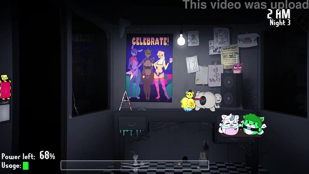 Vidéo HD dun homme faisant une mauvaise séance de fnaf